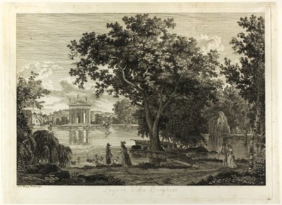 Lac dans la Villa Borghese - Albert Christoph Dies