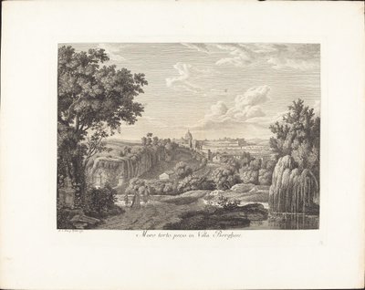 Muro torto, pris dans la villa Borghese - Albert Christoph Dies
