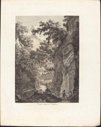 Ponte Lupo à Tivoli - Albert Christoph Dies