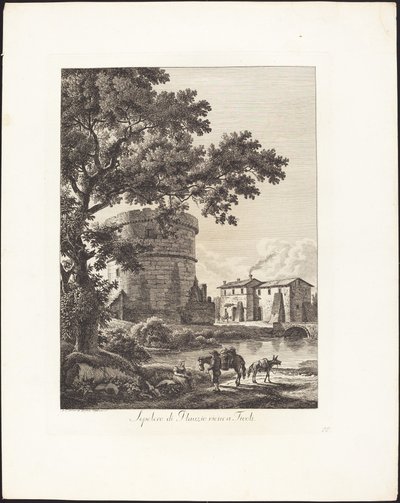 Sépulcre de Plautio près de Tivoli - Albert Christoph Dies