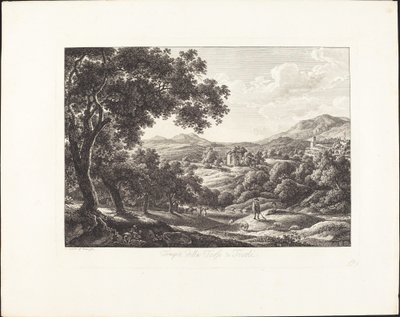 Temple de la Tosse à Tivoli - Albert Christoph Dies