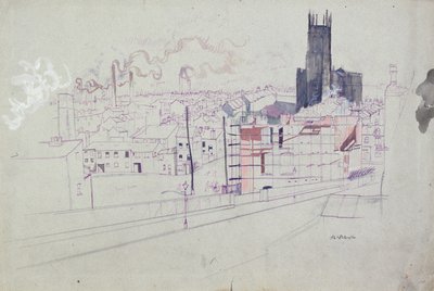 Ville industrielle (Leeds) - Albert Daniel Rutherston
