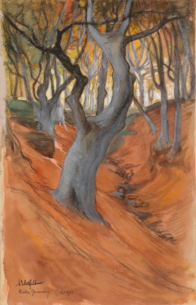 Forêt de hêtres - Albert Edelfelt
