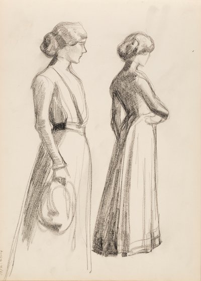 Deux personnages féminins - Albert Edelfelt