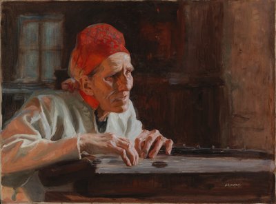 Les lamentations de Larin Paraske - Albert Edelfelt