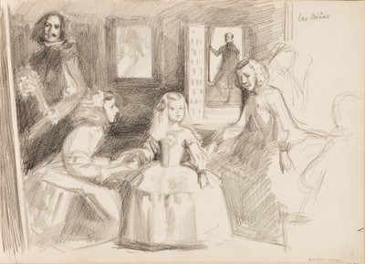 Las Meninas, esquisse d
