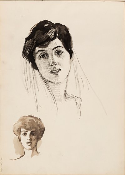 Figures féminines - Albert Edelfelt