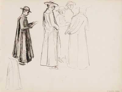 Le clergé - Albert Edelfelt