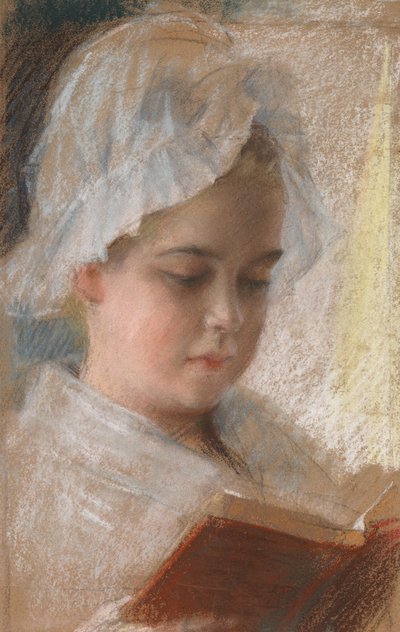 Portrait de Berta Edelfelt, étude - Albert Edelfelt