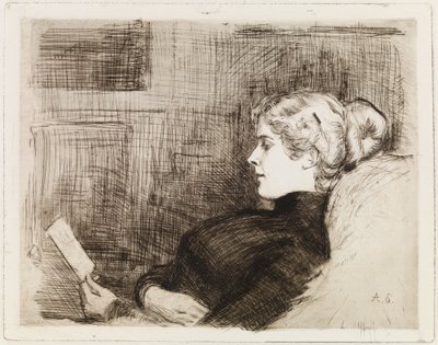 Portrait de Marie Hagelstam (par Heiroth) - Albert Edelfelt