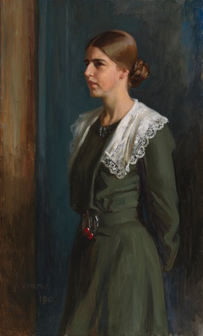 Portrait de Mme Michaela Pooley (née Krohn) - Albert Edelfelt