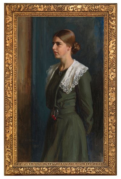 Portrait de Mme Michaela Pooley (née Krohn) - Albert Edelfelt
