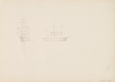 Bateaux à voile - Albert Edelfelt