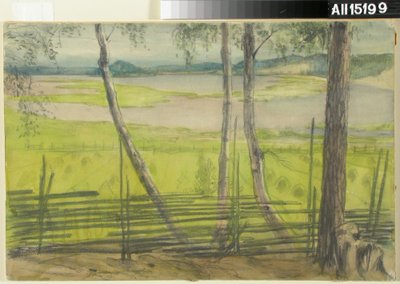 Paysage estival - Albert Edelfelt