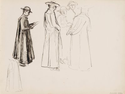 Le clergé - Albert Edelfelt