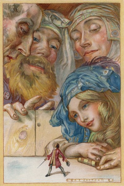 Je marchais sur la table comme la fille l