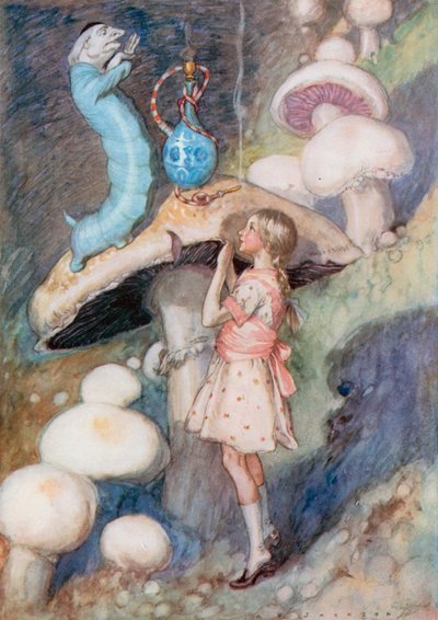 Illustration pour Alice au pays des merveilles - Albert Edward Jackson