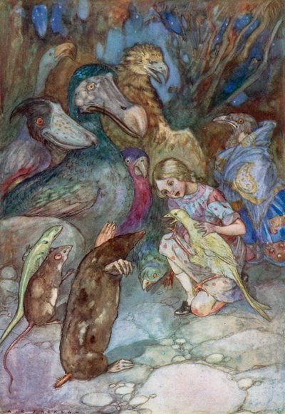 Illustration pour Alice au pays des merveilles - Albert Edward Jackson