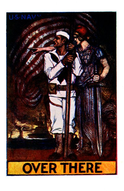 Affiche de la marine américaine Première Guerre mondiale : 