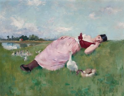 La fille aux oies - Albert Emile Artigue