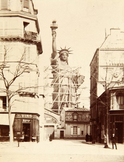 Assemblage de la Statue de la Liberté, Paris - Albert Fernique