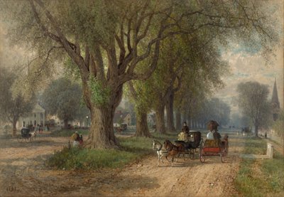 Dimanche en Nouvelle-Angleterre, vers 1876 - Albert Fitch Bellows