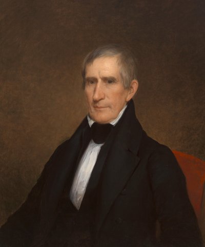 William Henry Harrison, 1840 - Albert Gallatin Hoit