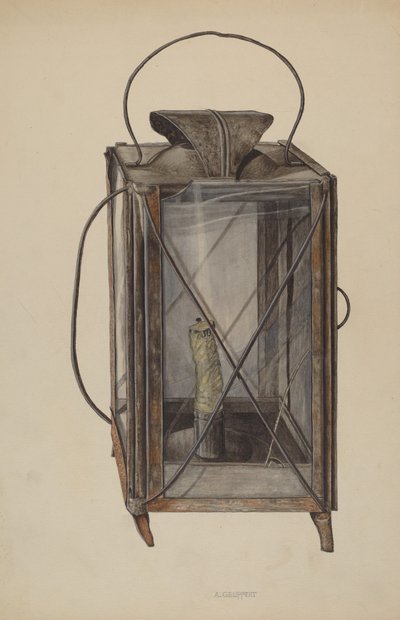 Lanterne pour bougie - Albert Geuppert