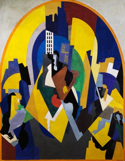 Espace ponctué selon le plan - Albert Gleizes