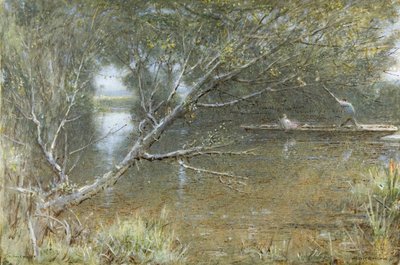Un Bras Mort de la Tamise - Albert Goodwin