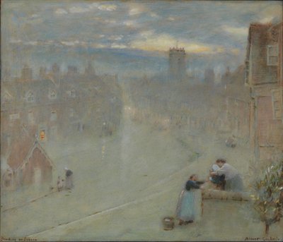 Bewdley sur Severn - Albert Goodwin