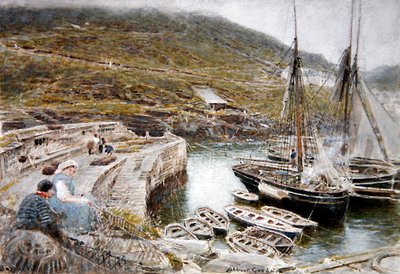 Boscastle - Albert Goodwin