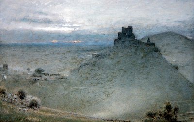 Château de Corfe - Albert Goodwin