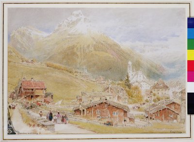 Engelberg, dimanche matin, c.1909-11 - Albert Goodwin