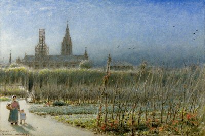 Haricots Verts de Caudebec, Normandie - Albert Goodwin