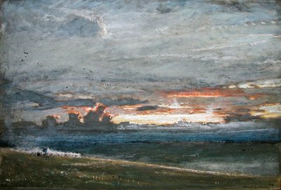 Retour à la maison avant la tempête - Albert Goodwin