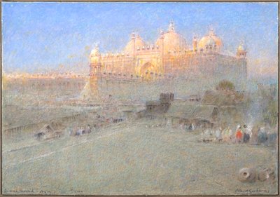 Jumna Musjid, Agra, Aube - Albert Goodwin