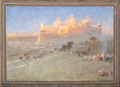 Jumna Musjid, Agra, Aube - Albert Goodwin
