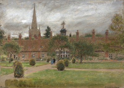 Long Alley Almshouses, Abingdon - Albert Goodwin