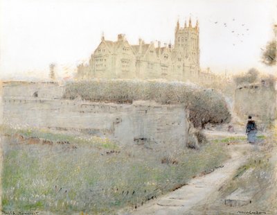 Mells, Somerset - Albert Goodwin