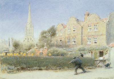 Norwich et le ramoneur, 1923 - Albert Goodwin