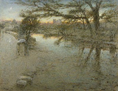 Riverside, Ripon - Albert Goodwin