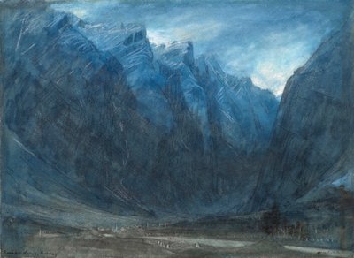 Vallée de Romsdal, Norvège - Albert Goodwin