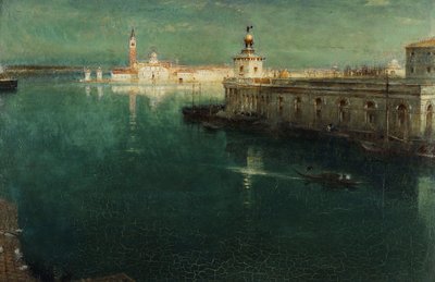 Saint Giorgio depuis les toits, 1905-1906 - Albert Goodwin