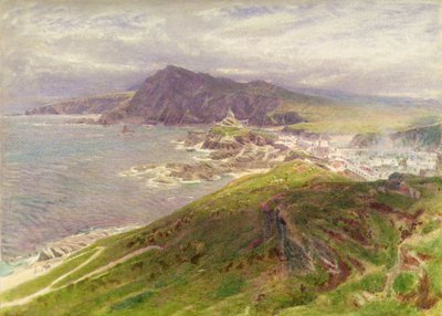La côte à Ilfracombe, North Devon - Albert Goodwin