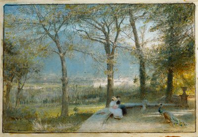 Les Jardins, Pallanza, Lac Majeur - Albert Goodwin