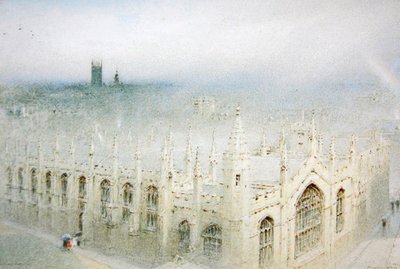 La pluie du ciel, All Souls, Oxford - Albert Goodwin