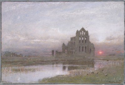 Abbaye de Whitby - Albert Goodwin