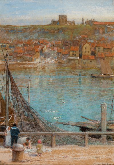 Whitby, sans date - Albert Goodwin