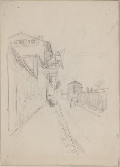 Une rue française - Albert Gottschalk
